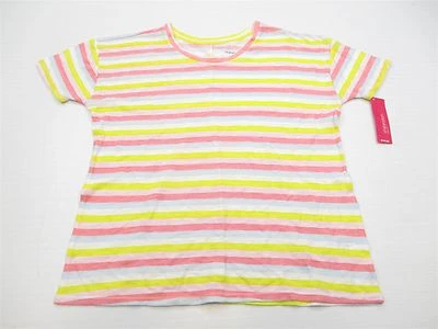 Nuevo Top XHILARATION Para Mujer Talla S Informal Colorido Tejido a Rayas Foto 1 de 4