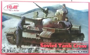 ICM 1/35 Soviet Tank crew 3 figures 1979~1988 - Picture 1 of 2