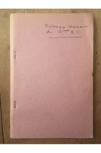 Historique sommaire du 151eme Régiment d'Infanterie Anonyme - Picture 1 of 1