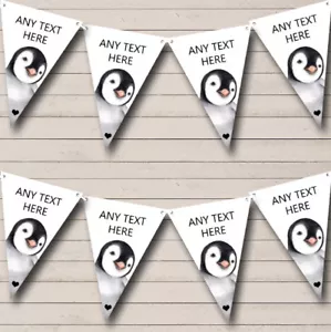 Cute Watercolour Penguin Baby Shower Banner - Picture 1 of 1