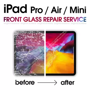 iPad Cracked Glass on LCD Screen Repair - All Models - REPAIR SERVICE - Picture 1 of 7