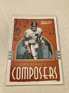 2018 Classics Football Composers #14 John Elway Broncos - Picture 1 of 1