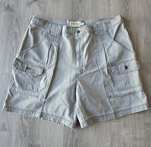 Eddie Bauer Mens size 40 Gray 100% Cotton Shorts / hiking walking - Picture 1 of 11