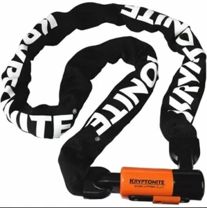 Evolution Series 4 Integrated Chain Lock 10mm X 160cm 588005471 Kryptonite - Picture 1 of 9