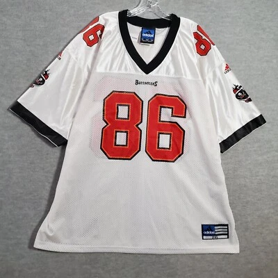 VINTAGE Tampa Bay Buccaneers Men Jersey 2XL White adidas Logo Karl Williams 86 - Image 1 of 4