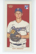 2021 Topps 206 Wave 3 Old Mill #42 Sam Huff RC (Rangers) Print Run /8*