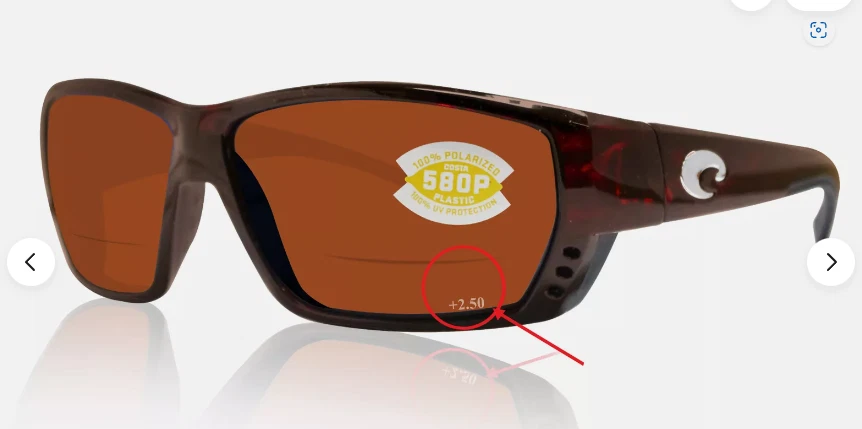 Costa Del Mar Tuna Alley Tortoise Frame Copper Lens C-mates Readers