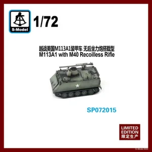 Modelo S 1/72 SP-072015 EE. UU. M113A1 con rifle sin roco M40 (guerra de Vietnam) - Imagen 1 de 1