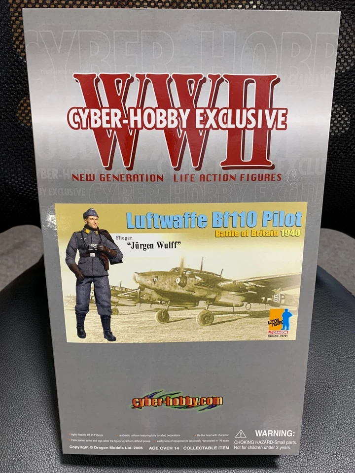Dragon Models 1/6 Scale 12" WWII German Bf110 Pilot Jurgen Wulff Figure 70791 - Image 1 of 1