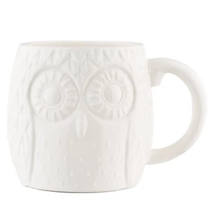 Embossed Oversized 20 oz Owl Mug - Picture 1 of 7