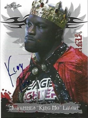 King Mo Muhammed Lawal Signed 2010 Leaf MMA Rookie Card #22 Bellator StrikeForce - Image 1 of 4