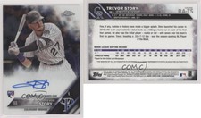 2016 Topps Chrome Rookie Auto Trevor Story #RA-TS Rookie Auto RC