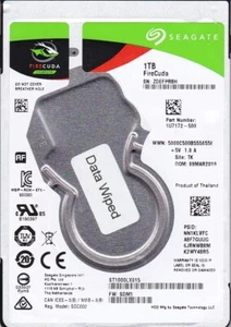 ST1000LX015 p/n: 1U7172-500 s/n: ZDE f/w: SDM1 TK MAR 2019 1TB SATA 2.5 HDD 5502 - Picture 1 of 4