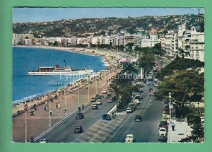 🌞PLACEASURER STEAMER, PROMENADE DES ANGLAIS, NICE, FRANCE-1960s😊COMPRA 2 OBTÉN 1 GRATIS - Imagen 1 de 2