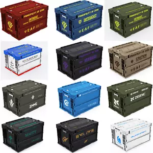 Tool Box GUNDAM Zeon Groove Garage Folding Container Strage Case 50.1L With lid - Picture 1 of 34