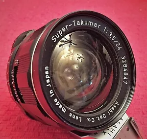 ASAHI SUPER TAKUMAR F/3.5 24MM WIDE ANGLE LENS FOR M42 PENTAX BODIES MINT MINUS - Picture 1 of 9