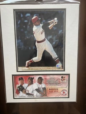 CARLTON FISK BOSTON RED SOX 2005 FOTO PRIMER DÍA PORTADA USPS Foto 1 de 4