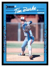 1990 Donruss Best of the NL #42 TIM BURKE Montreal Expos