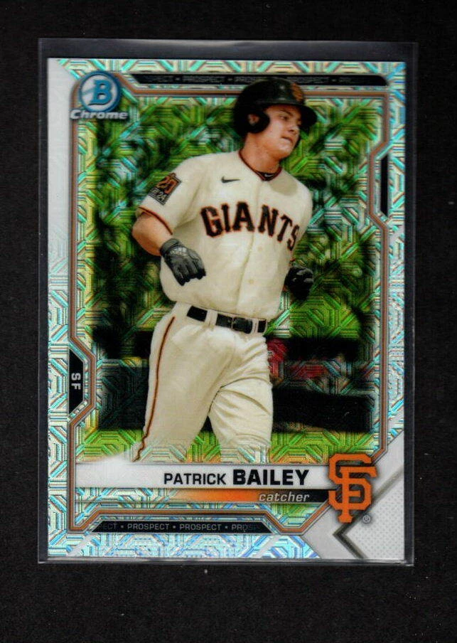PATRICK BAILEY 2021 BOWMAN CHROME MEGA BOX REFRACTOR SAN FRANCISCO GIANTS - Image 1 of 1