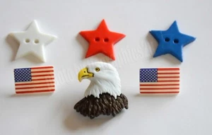 Patriotic / USA / 4th of July Crafts / American Flag ~ Eagle ~ Stars - Picture 1 of 2