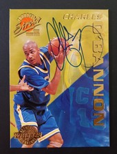 1999 Wheels Thunder Stroke Charles O'Bannon Autographed (RC) Card #TS14