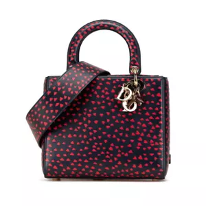 Dior Lady Dior heart Handbag Shoulder Bag 2WAY Women 【Used】 - Picture 1 of 9