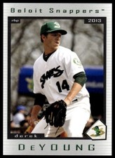 2013 Grandstand Beloit Snappers Derek DeYoung Beloit Snappers #NNO