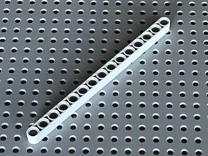 LEGO Technic Very Light Bluish Gray Beam 15 ref 32278 / set 8527 8547 - Foto 1 di 1