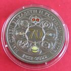 GUERNSEY 2022 QEII PLATINUM JUBILEE £5 CROWN WITH COLOUR