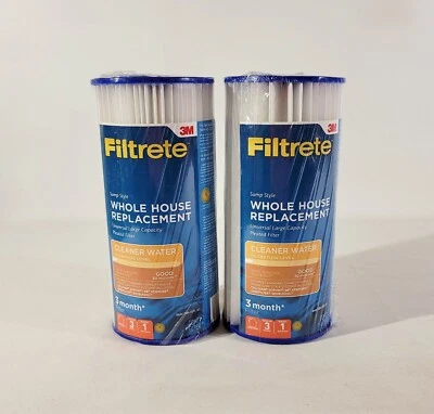 Filtro de agua para toda la casa de gran capacidad 2pk 3M Filtrete 3WH-HDPL-F01 30 micras Foto 1 de 4