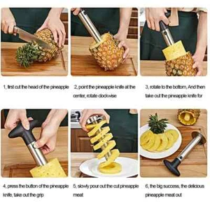 1pc Stainless Steel Pineapple Corer And Slicer - Picture 1 of 8