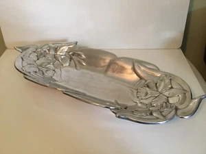 Große 20 1/2" Aluminium Narzissen Platte ~ The Pintel Coll von Susan Stocking '93 - Bild 1 von 8