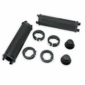 Ergonomic Lock-On Bicycle Handlebar Grips for MTB Mountain Bike - Rubber Ends - Picture 1 of 8