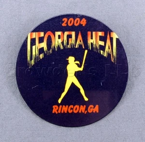 Pin de solapa de béisbol Rincon Georgia Heat Team 2004 lanzamiento rápido para niñas - Imagen 1 de 2