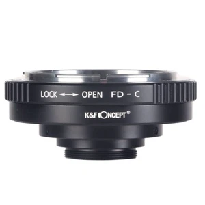 K&F Concept FD-C Adapter for Canon FD Mount Lens to C Mount Cine Camera - Picture 1 of 8