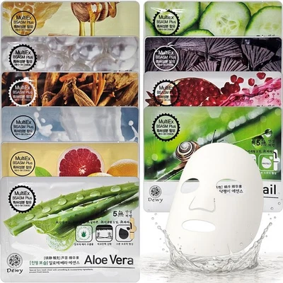 40pcs Korean Beauty Face Mask Sheets Moisture Facial Skin Care mix Set (4types) - Image 1 of 4