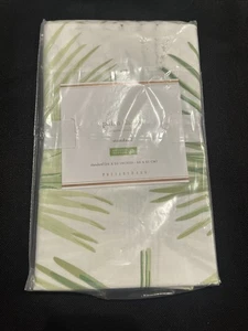 Pottery Barn Kissenbezug Palmblätter Standard 100 % Org. Baumwolle, Neu Neu mit Etikett - Bild 1 von 3
