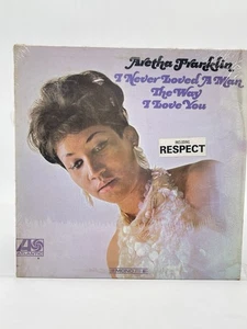 ARETHA FRANKLIN I NEVER LOVED A MAN THE WAY I LOVE YOU 12" LP VG+ VINYL SHRINK - Picture 1 of 4