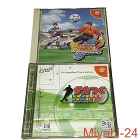 SEGA Dreamcast 2 Game Set Soccer Virtua Striker 2 & J.League Pro Soccer