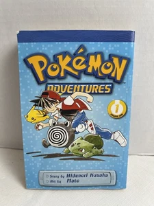 Pokemon Avventure Volume 1 (Edizione VIZ MEDIA) Rosso e Blu Ottime Condizioni - Foto 1 di 3
