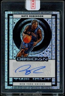 2024-25 Nate Robinson Obsidian Auto Twilight 1/1 NEW YORK KNICKS - Image 1 of 2
