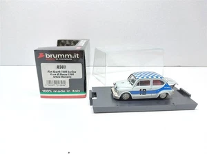 Fiat Abarth 1000 Berlina 4h Monza 1968 #18 A. Merzario - 1/43 Brumm R381 - Foto 1 di 2