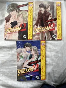 Yellow 2 Manga Volume 1-3 Makoto Tateno Yaoi Manga - Imagen 1 de 2