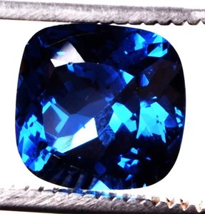 11,3 Cts. Piedra preciosa certificada con forma de cojín grandidierita azul neón natural - Imagen 1 de 4