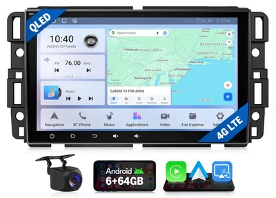 Radio GPS estéreo para automóvil Android 13 8 núcleos DSP WiFi CarPlay para Chevy Tahoe 2007-2014 Foto 1 de 4