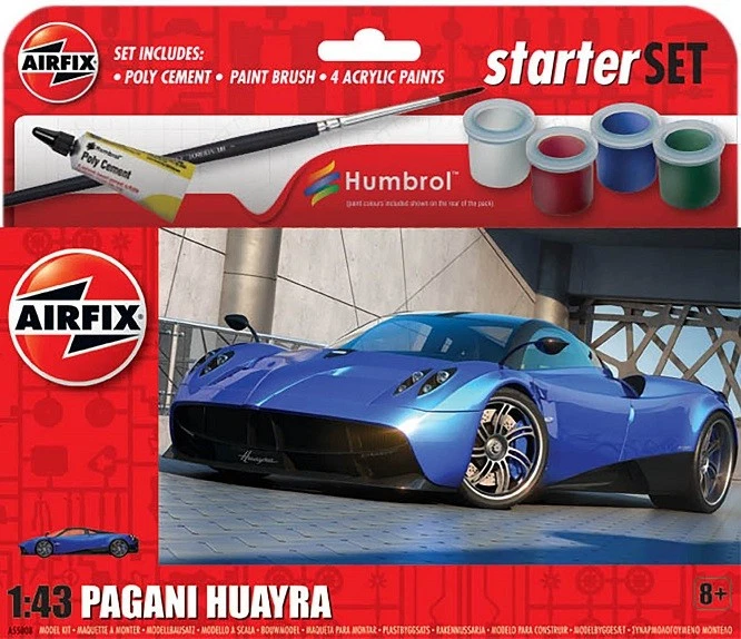 Modellino Pagani Huayra 1/43 (8 Prodotto IN Europa -airfix Starter Set A55008
