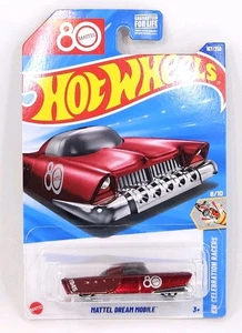 Hot Wheels Mattel Dream Mobile Rojo 80 Aniversario HW Celebration Racers 1:64 - Imagen 1 de 8
