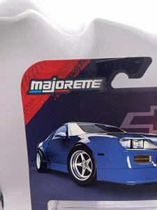 Majorette Collection 1985 Chevrolet Camaro Blue 1:64 With Acrylic Case Wave 1 - Picture 1 of 15
