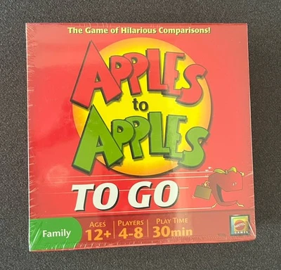 Apples To Apples To Go Family Board Game Mattel Games 4-8 Players New Sealed￼ - Image 1 of 4