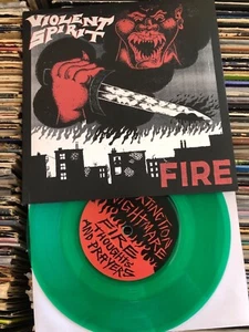 Violent Spirit – Fire2021 Finland Hardcore Punk 7” Vinyl - Picture 1 of 2